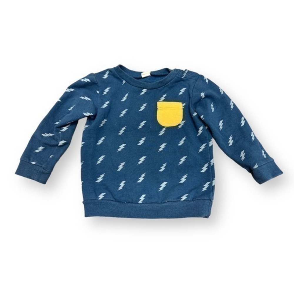 ⭐️ Tucker + Tate Blue Lightning Bolt Print Sweater